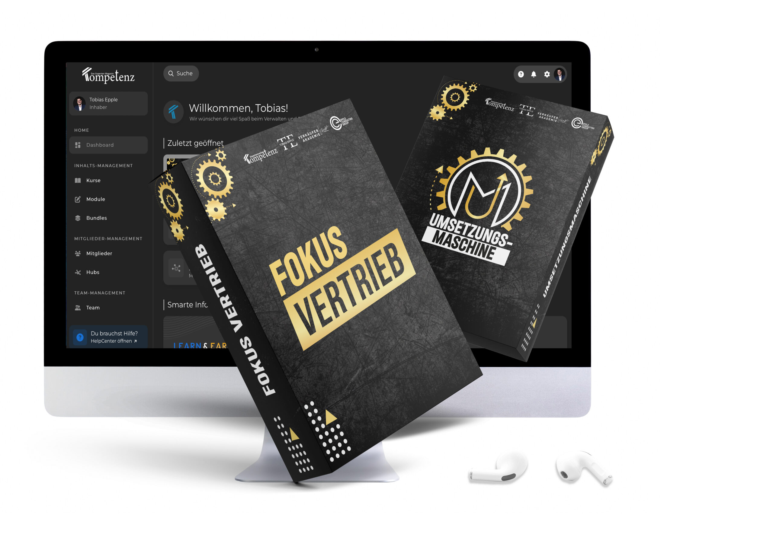 Mockup Fokus Vertrieb für Führungskräfte