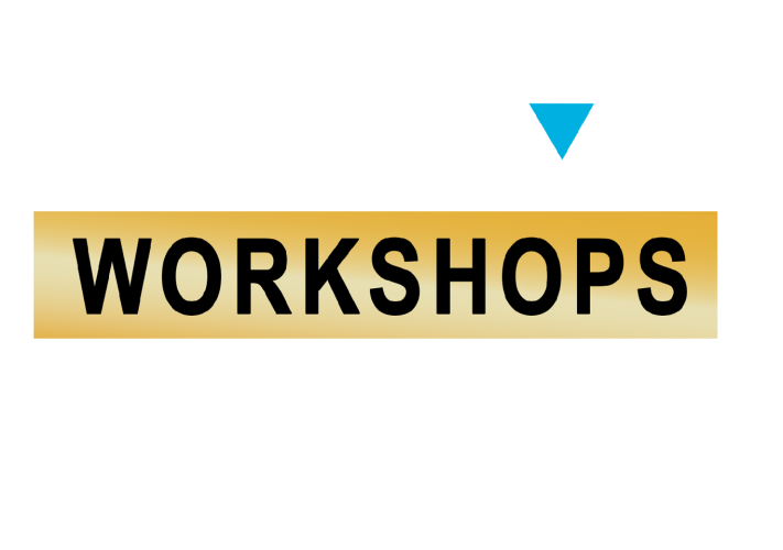Wei&szlig;e Schrift auf dunkelblauem Hintergrund: Kurse, Workshops & Beratung, repr&auml;sentiert das Angebot von FokusUp